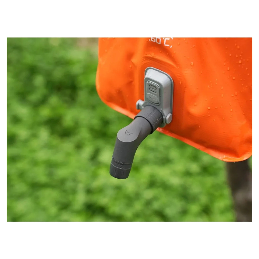 Душ портативний Flextail Tiny Shower Bag із ємністю та насосом 20 л помаранчевий (TSB-650) - picture 7