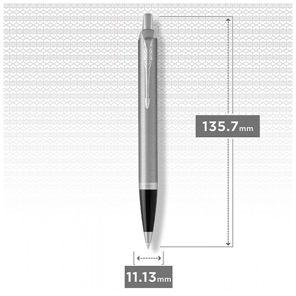 Ручка кулькова Parker IM 17 Stainless Steel CT BP блістер (26 236) - зображення 5