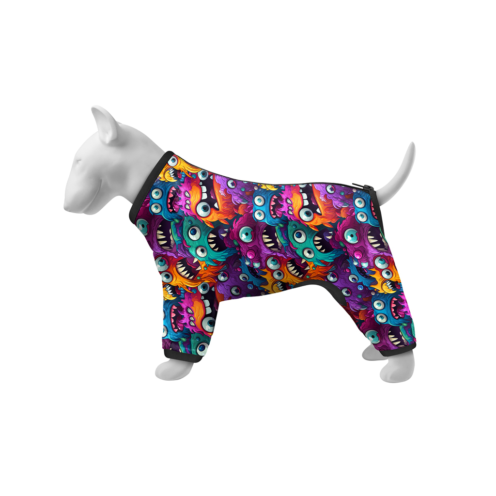 Вітровка для тварин WAUDOG Clothes Зубасті монстри S 35 (390-4048) - зображення 1