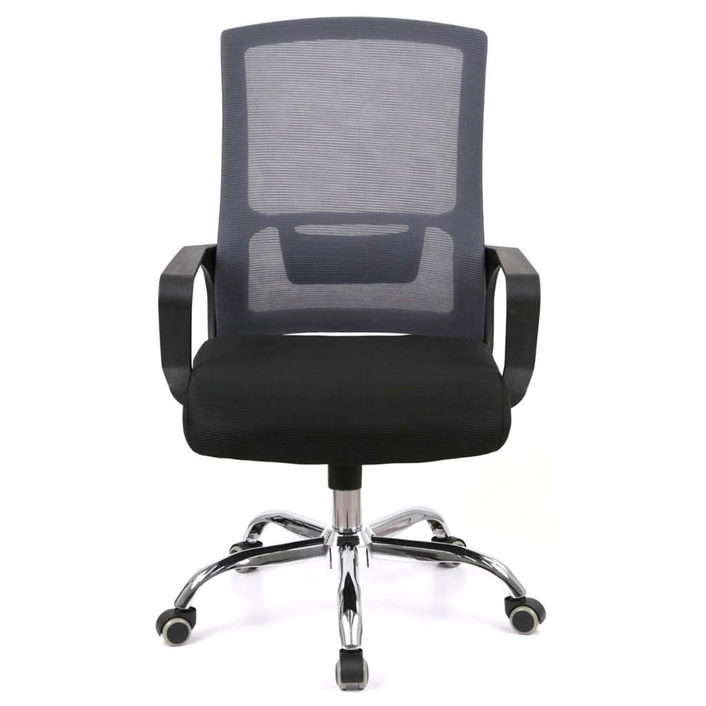 Офісне крісло Аклас Конвалія BL Tilt Сірий (Сірий/Чорний) (00160109) - зображення 2