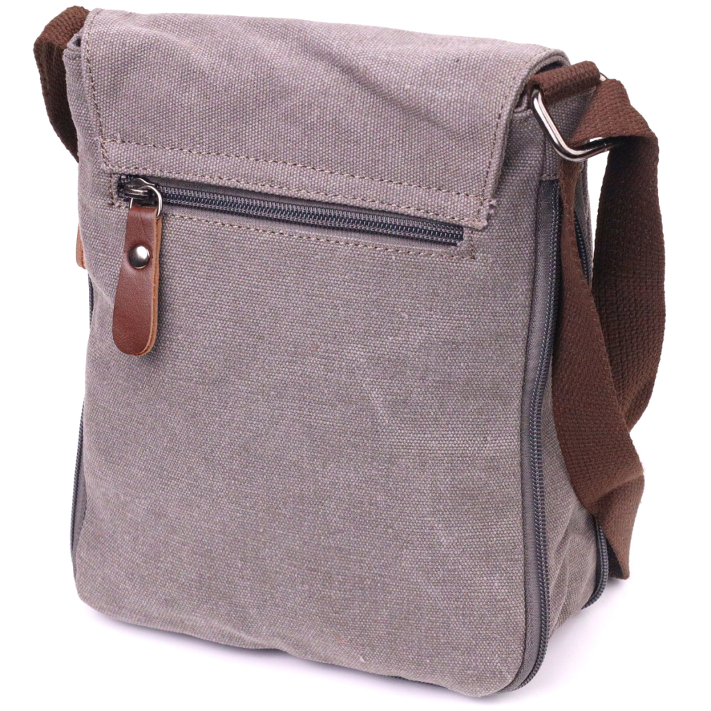 Сумка Vintage Чоловіча з текстилю Сіра (21266) - зображення 2