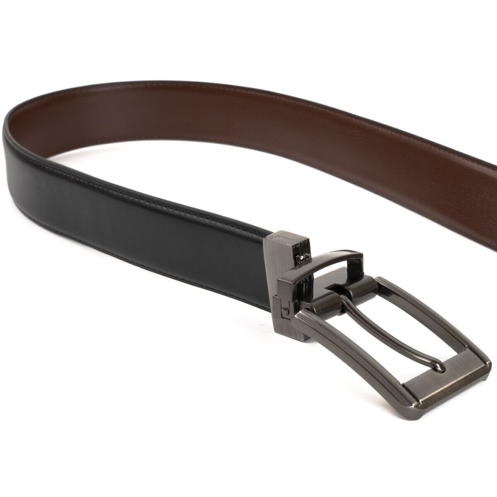 Ремінь Vintage Чоловічий із затемненою пряжкою механіка Коричневий (20225) - зображення 2