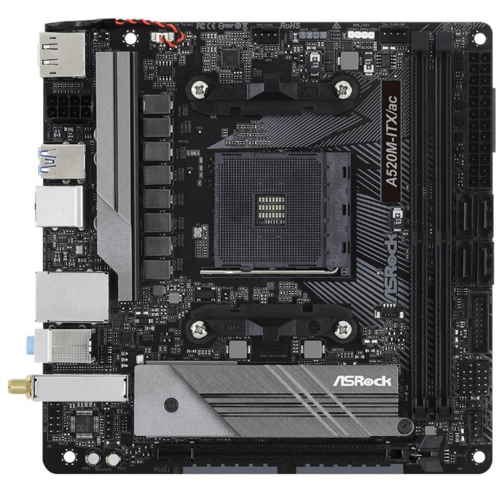Материнська плата ASRock A520M-ITX/AC - зображення 2
