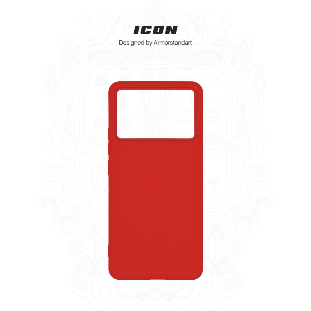 Чохол до мобільного телефона Armorstandart ICON Case Xiaomi Poco X6 Pro 5G Red (ARM73367) - зображення 3