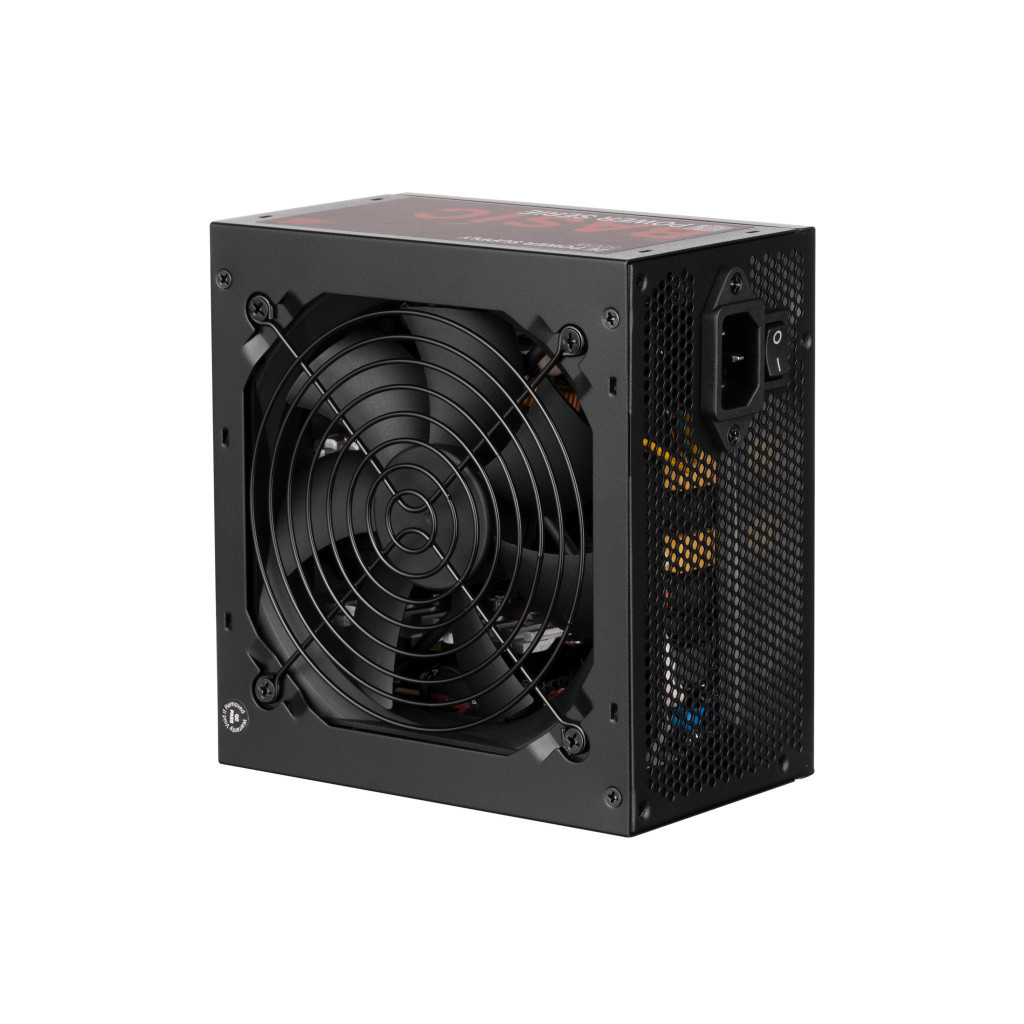Блок живлення 2E BASIC POWER (500W), 80, 120mm, 1xMB 24pin(20+4), 1xCPU 8pin(4+4), 3xMolex, 4xSATA, 2xPCIe 8pin( (2E-BP500-120APFC) - зображення 5