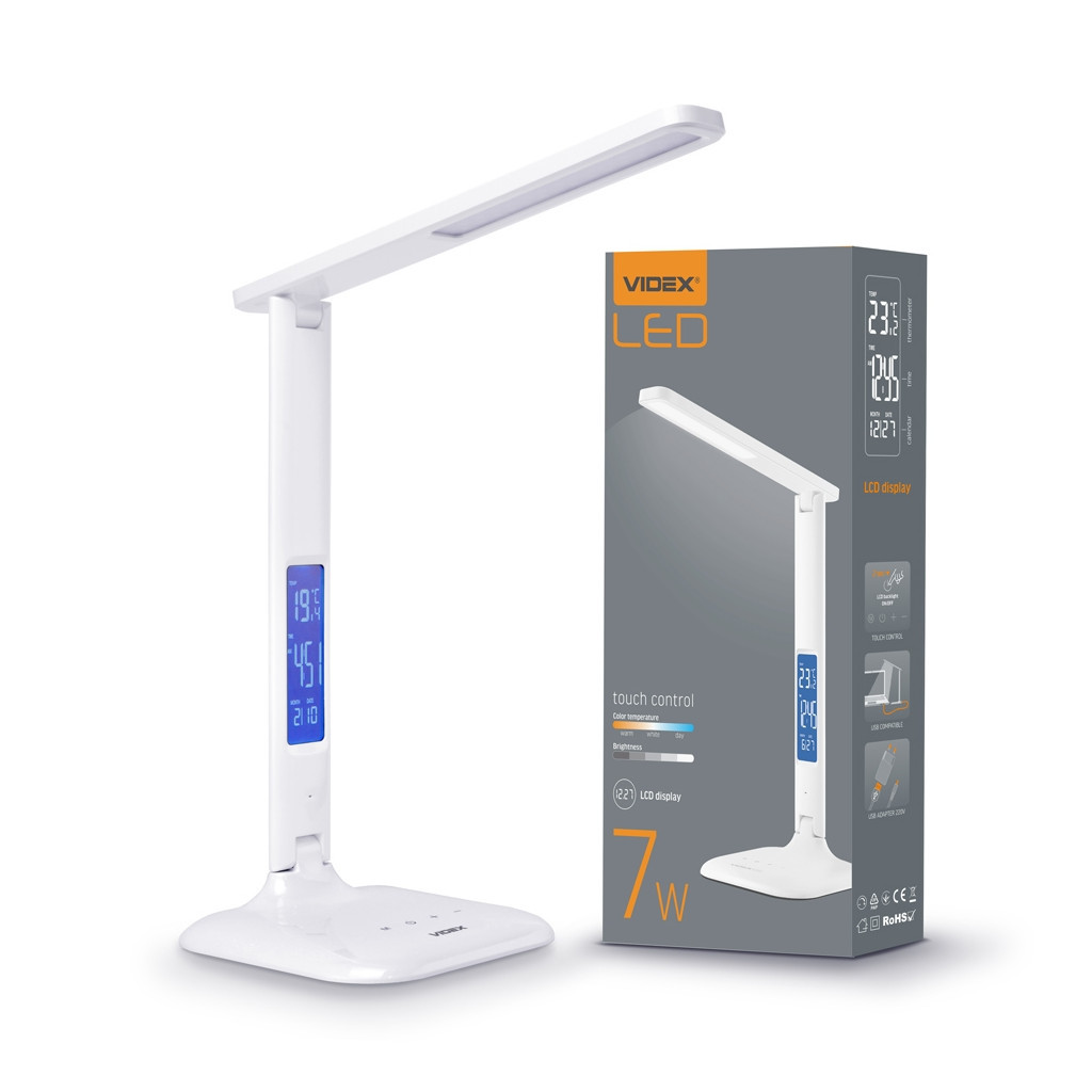 Настільна лампа Videx VL-TF05W 7W 3000-5500K 220V (24714) - зображення 11