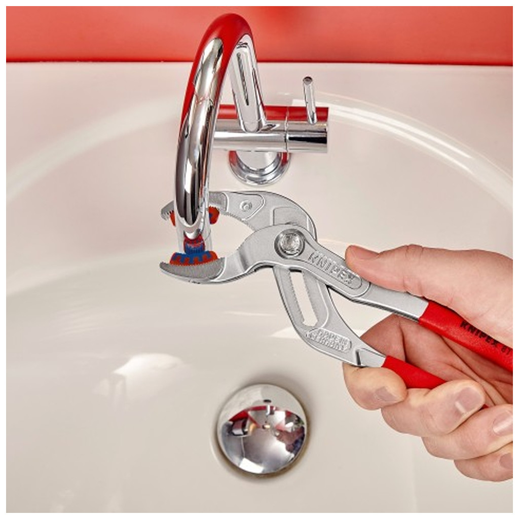 Ключ KNIPEX трубний переставний з резиновою накладкою (81 13 250) - зображення 4