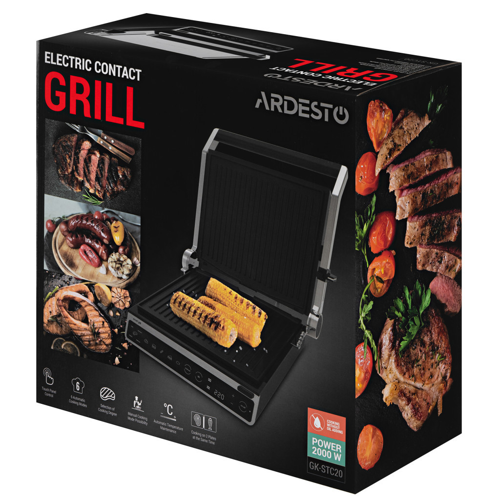 Електрогриль Ardesto GK-STC20 - изображение 12