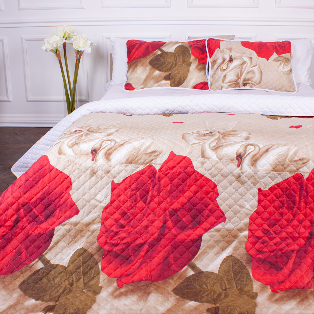 Покривало MirSon набір Print Line №5949 Nicosia 150х210 см + наволочка 50х70 см (2200006169451) - зображення 1