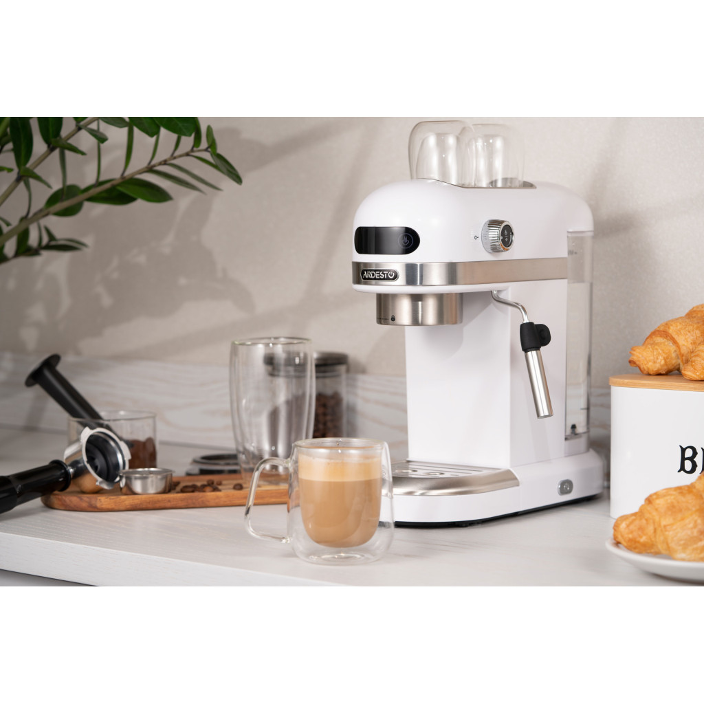 Ріжкова кавоварка еспресо Ardesto YCM-E1500 - зображення 7