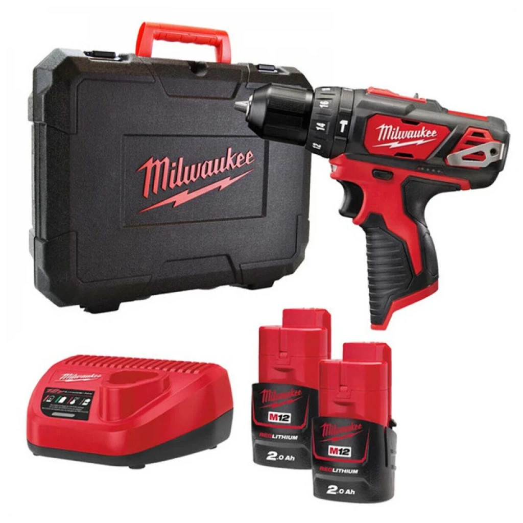 Шуруповерт Milwaukee M12 BDD-202C, 30 Нм (4933441915) - зображення 1
