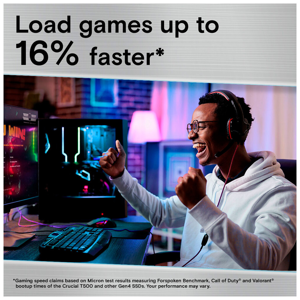Накопичувач SSD M.2 2280 500GB T500 Micron (CT500T500SSD8) - зображення 4