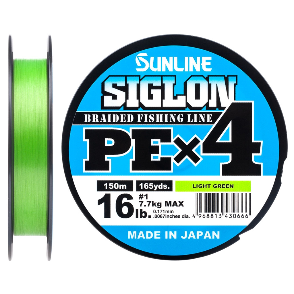 Шнур Sunline Siglon PE н4 300m 1.7/0.223mm 30lb/13.0kg Light Green (1658.09.42) - зображення 1