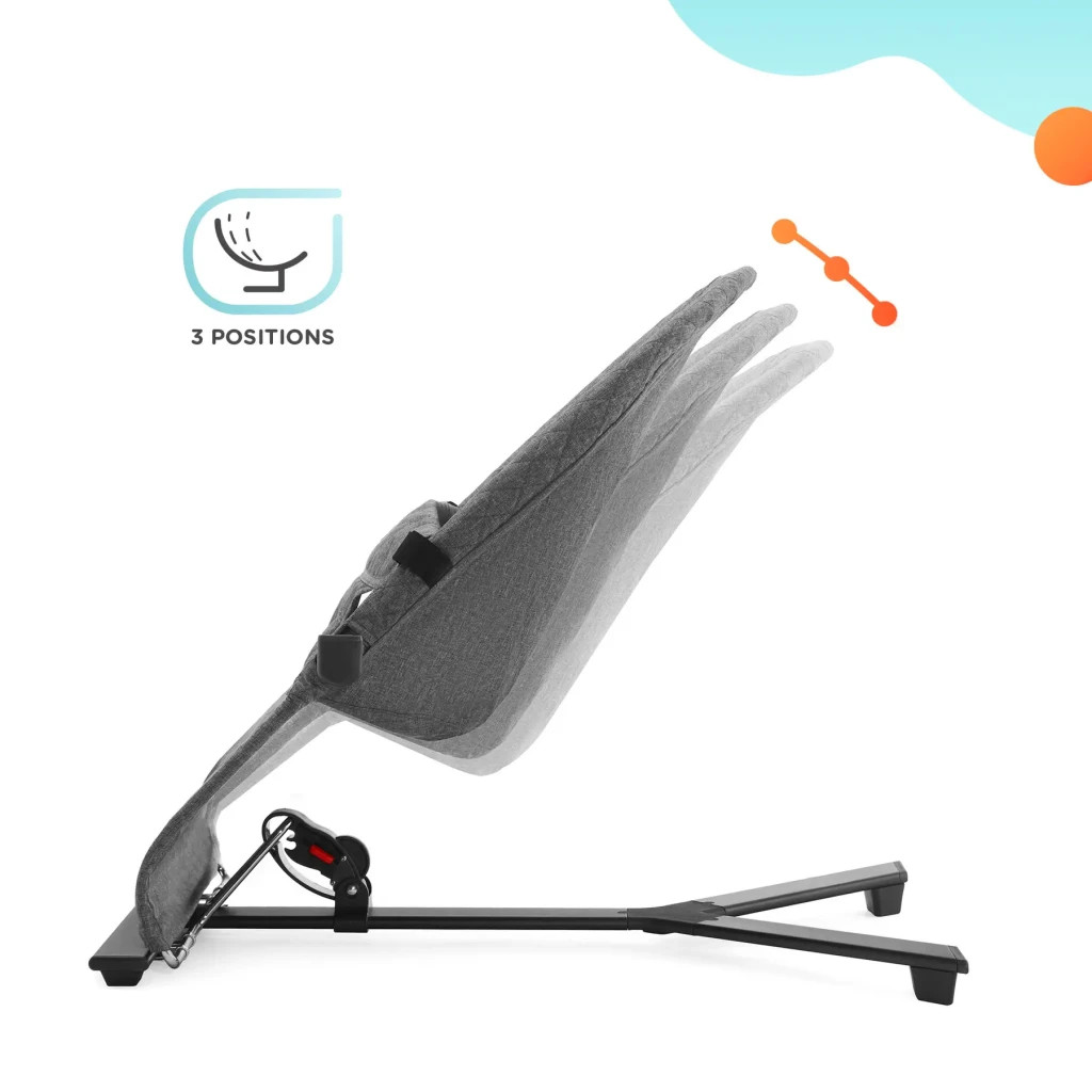 Крісло-гойдалка Kinderkraft Mimi Grey (5902533918355) - зображення 7