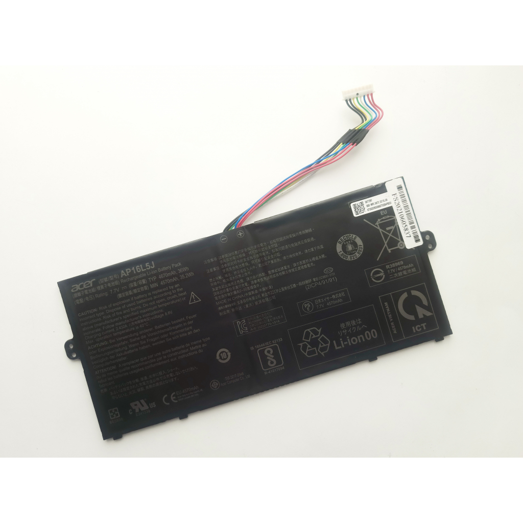 Акумулятор до ноутбука Acer AP16L5J Swift SF514-52, 4670mAh (36Wh), 2cell, 7.7V, Li-ion (A47643) - зображення 2