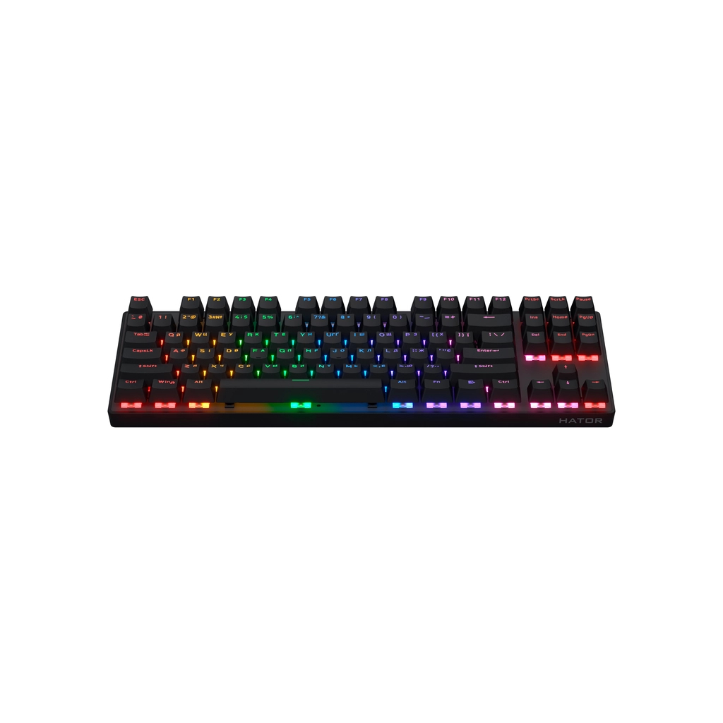 Клавіатура Hator Icefall Mecha TKL Rainbow Wireless/USB Black (HTK287UA) - зображення 2