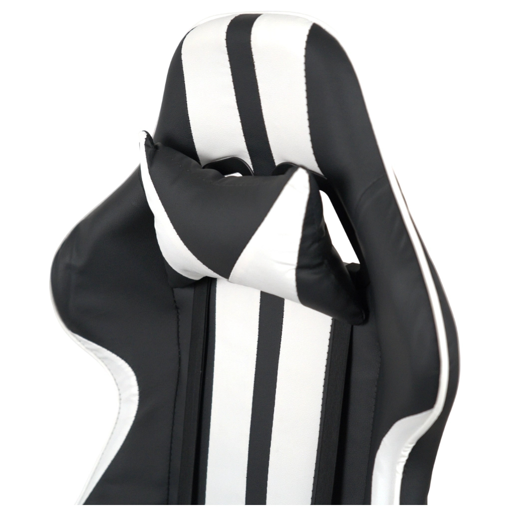 Крісло ігрове Аклас Стрік Light ANF Білий (PU-чорний/білий) (00160343) - зображення 8