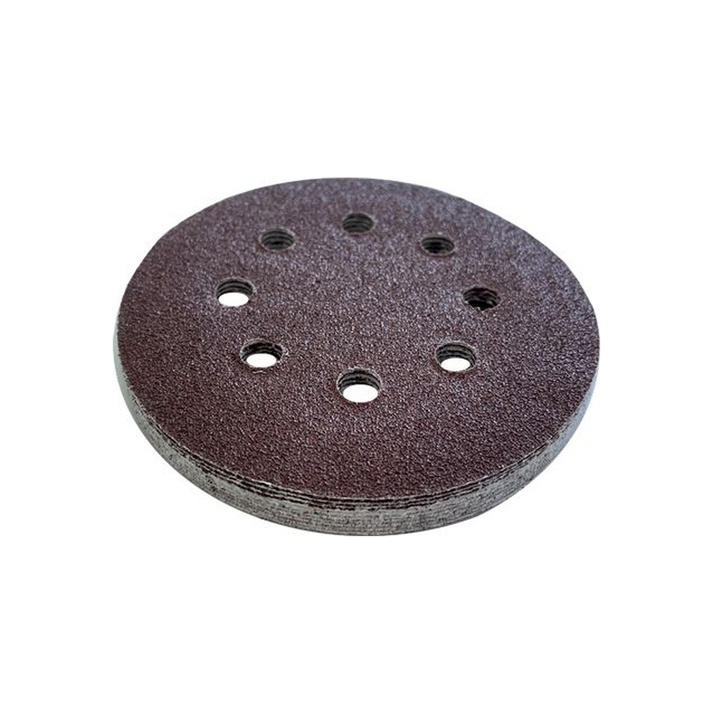 Круг зачистний Зеніт 125 мм з отворами під пиловивід (10 шт.) Р60 (12500060) - зображення 4