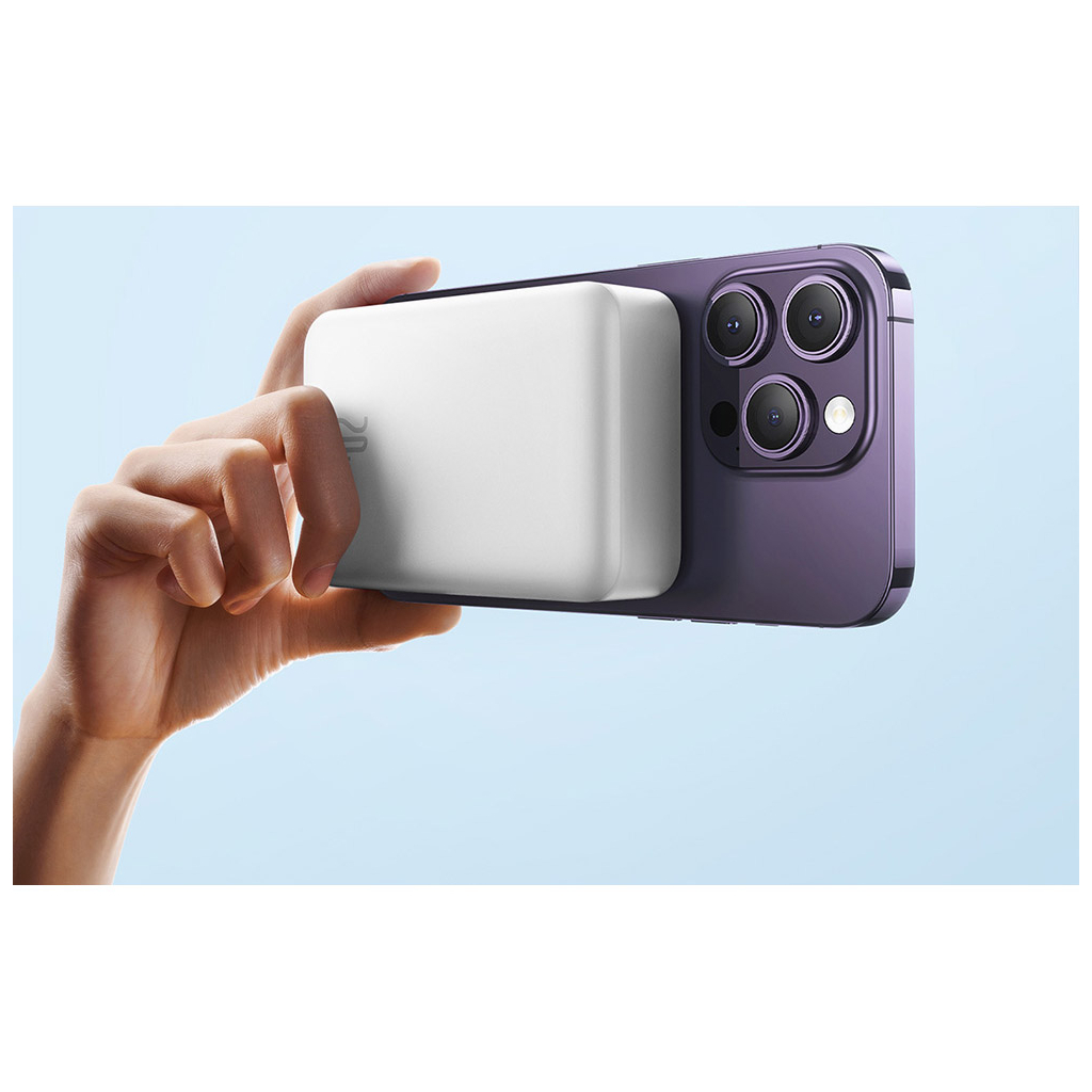Батарея універсальна Baseus Magnetic Mini Wireless 20000mAh 20W, White (PPCX150002) - изображение 10