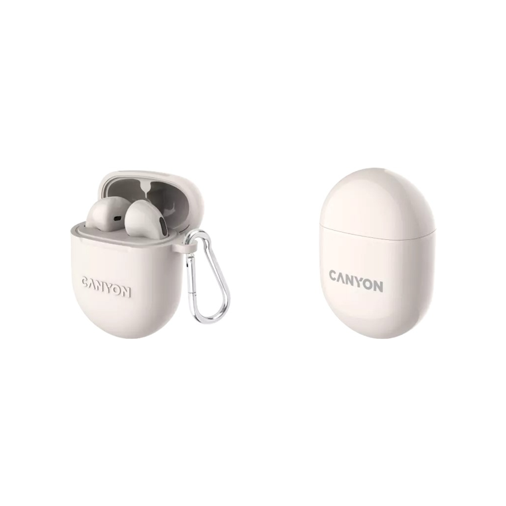 Навушники Canyon TWS-6 Beige (CNS-TWS6BE) - зображення 2
