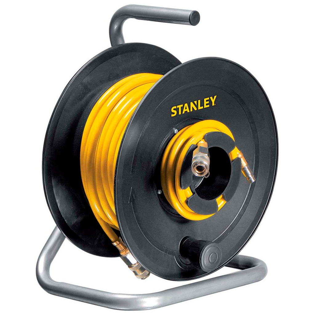 Пневматичний шланг Stanley на котушці, 20м, макс. 18 бар (166013XSTN) - зображення 1