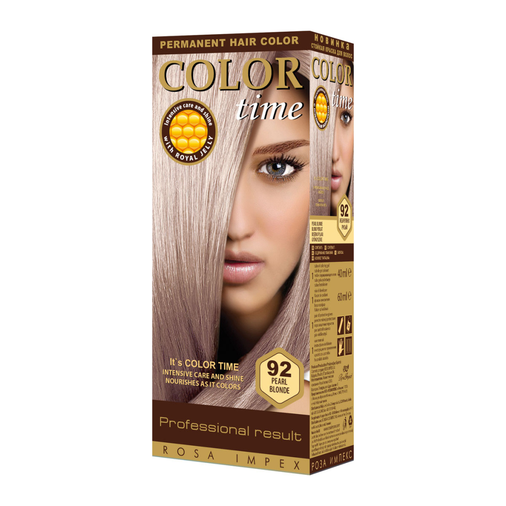 Фарба для волосся Color Time 92 - Перлинно-русявий (3800010502627) - зображення 1