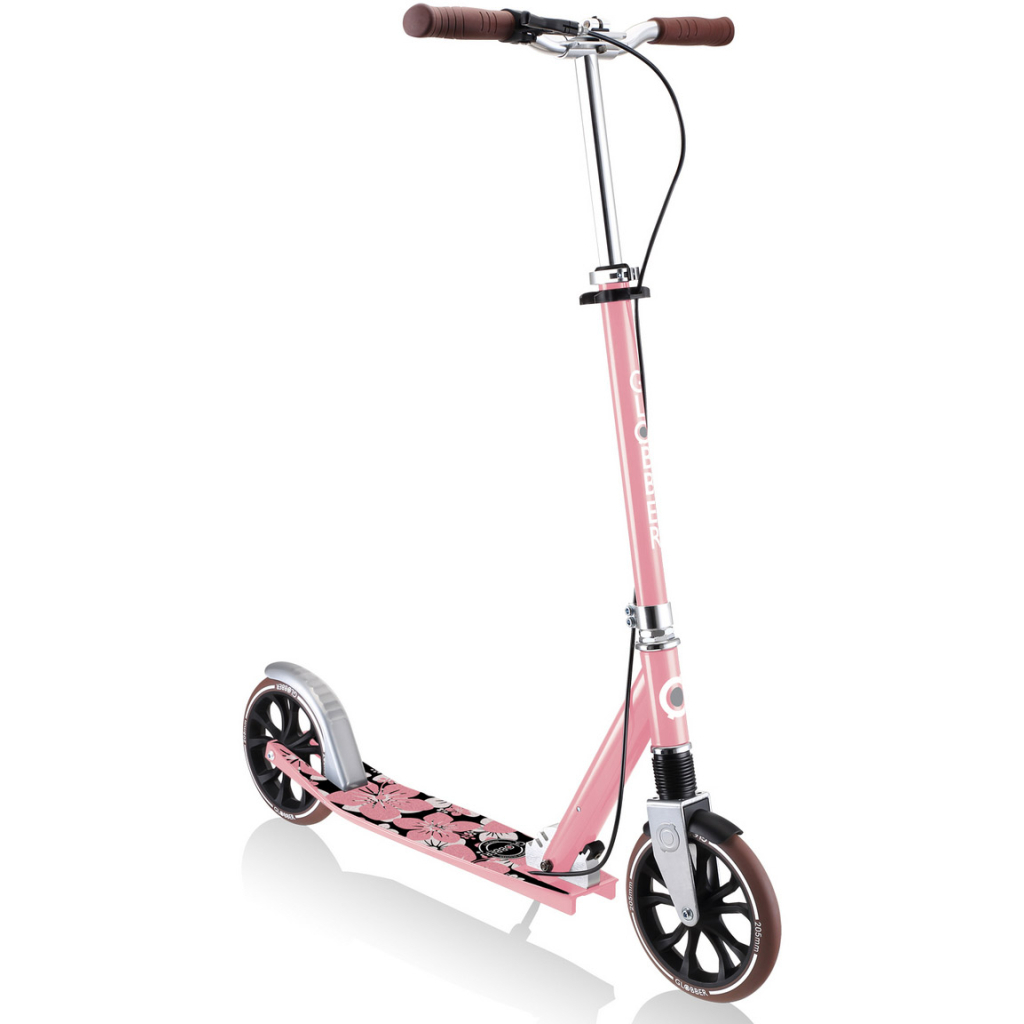 Самокат Globber NL205 Deluxe з ручним гальмом Пастельно-рожевий (685-210) - зображення 2