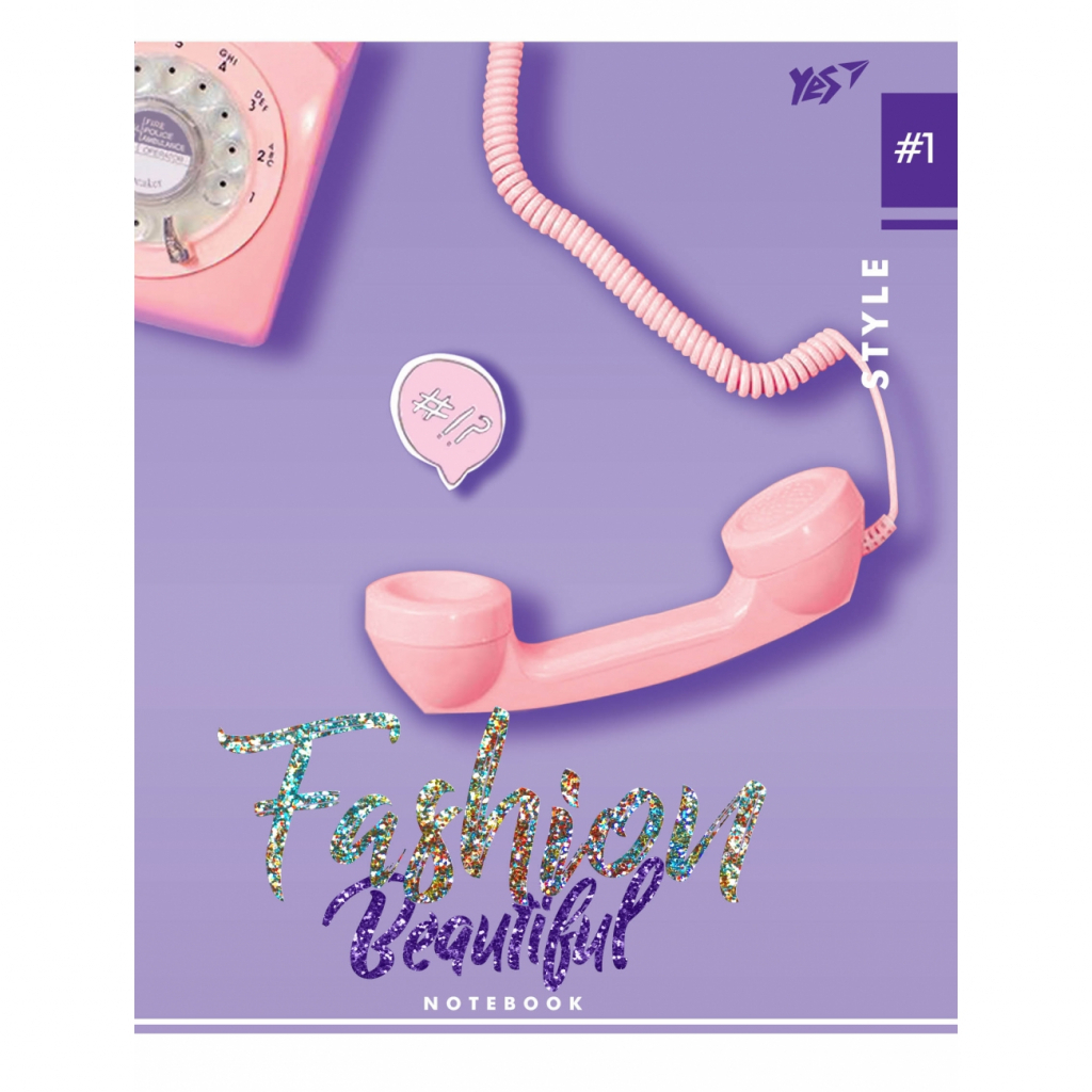 Блокнот Yes 140 * 185/96 л "Fashion beautiful" лінія (151470) - зображення 2