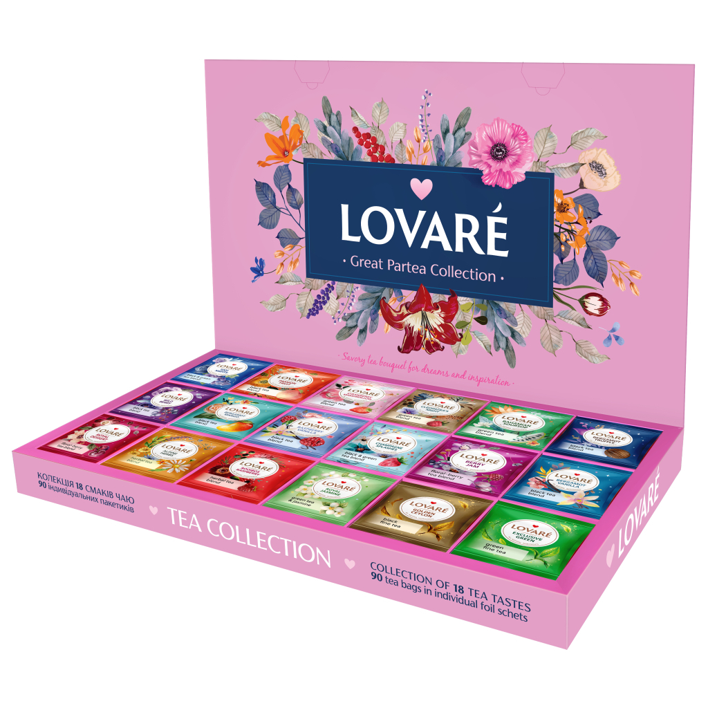 Чай Lovare "Great Party" 18 видів по 5 шт (lv.72878) - изображение 2