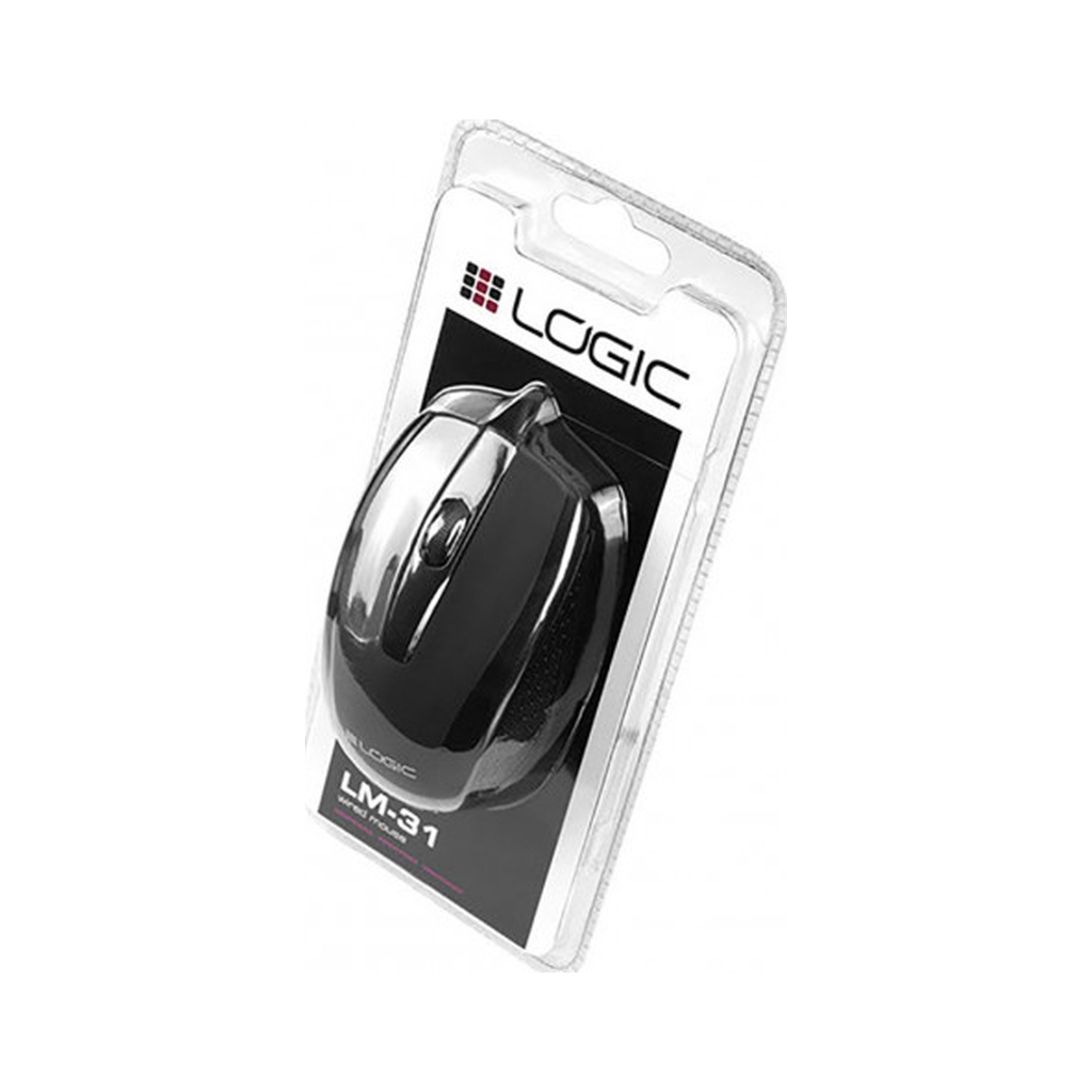 Мишка Logic concept LM-31Black (M-LC-LM31W-BK) - зображення 4