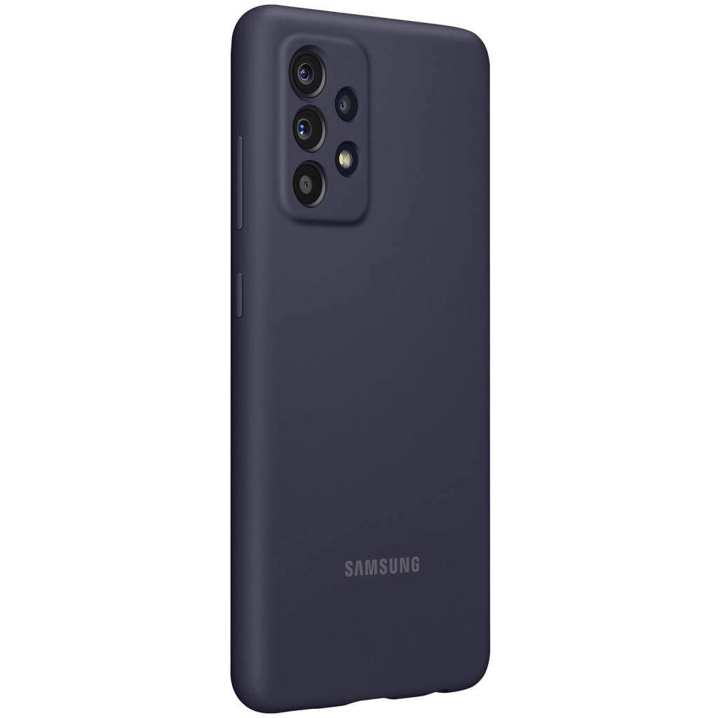 Чохол до мобільного телефона Samsung Galaxy A52/A525 Silicone Cover Black (EF-PA525TBEGRU) - зображення 7