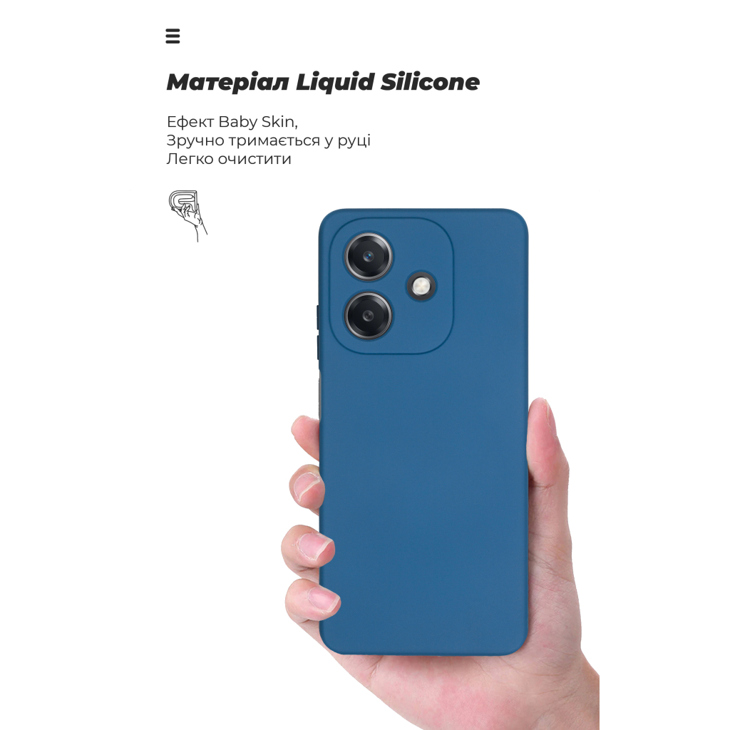 Чохол до мобільного телефона Armorstandart ICON OPPO A3 4G / A3x 4G / A40m 4G Camera cover Blue (ARM80884) - зображення 7