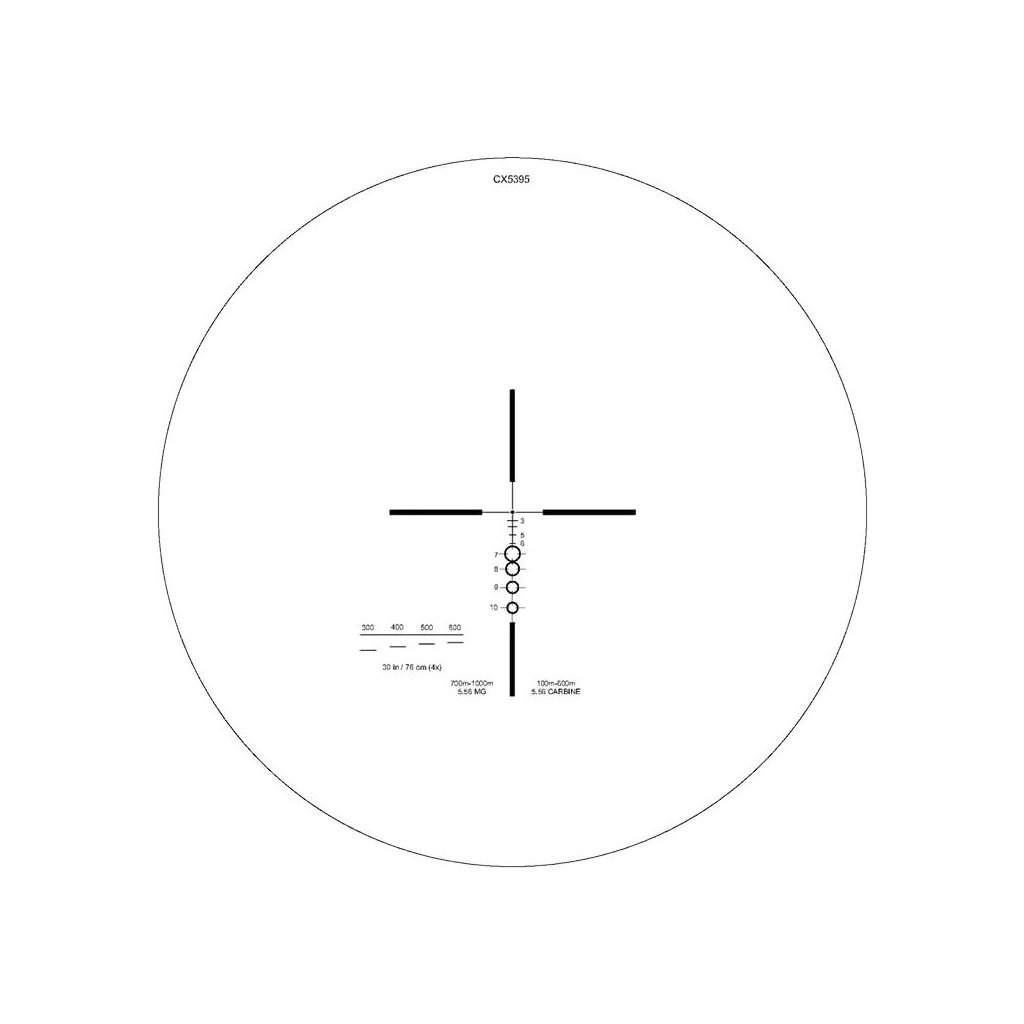 Оптичний приціл Elcan Specter DR 4x/1x DFOV4-B146-C10 (для калібру 5.56) (DFOV4-B146-C10) - зображення 5