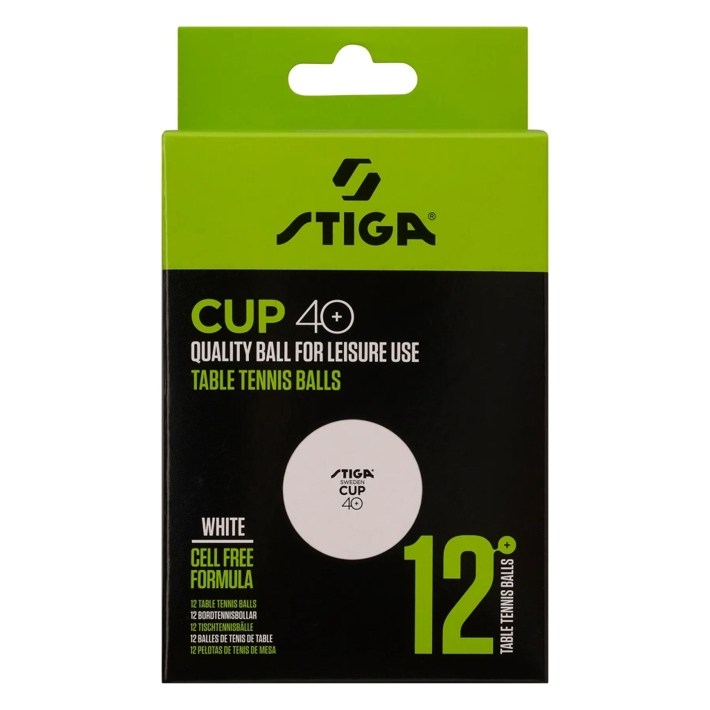 М'ячик для настільного теніса Stiga Cup ABS 12 шт (1110-2510-12) (931161) - зображення 2