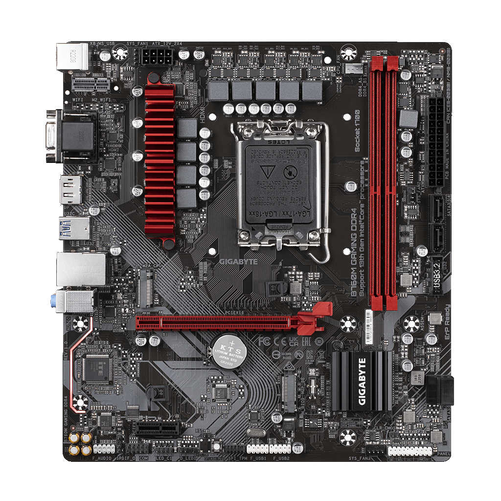 Материнська плата GIGABYTE B760M GAMING DDR4 - зображення 1