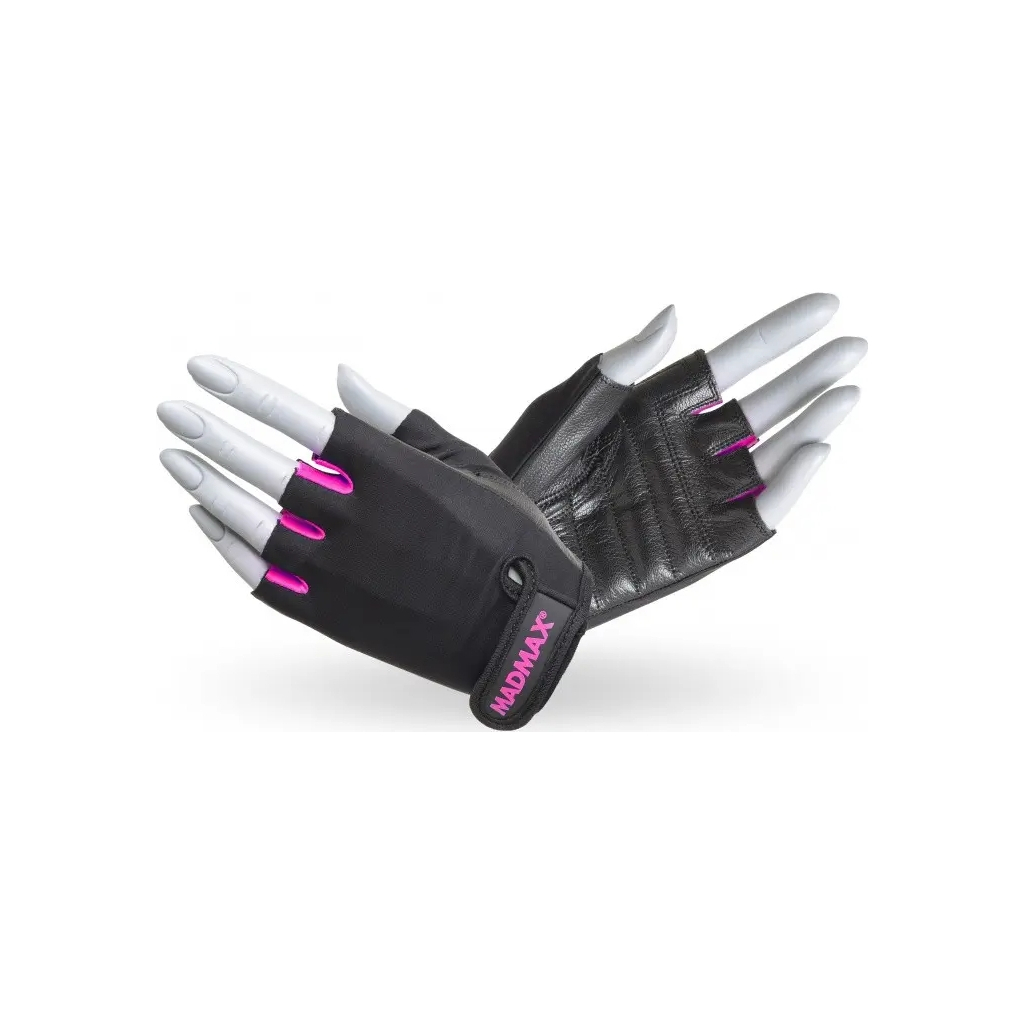 Рукавички для фітнесу MadMax MFG-251 Rainbow Pink XS (MFG-251-PNK_XS) - изображение 1