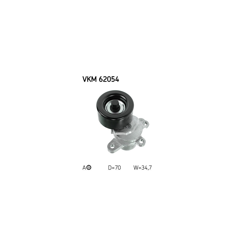 Ролик натягувача ременя SKF VKM 62054 - зображення 1
