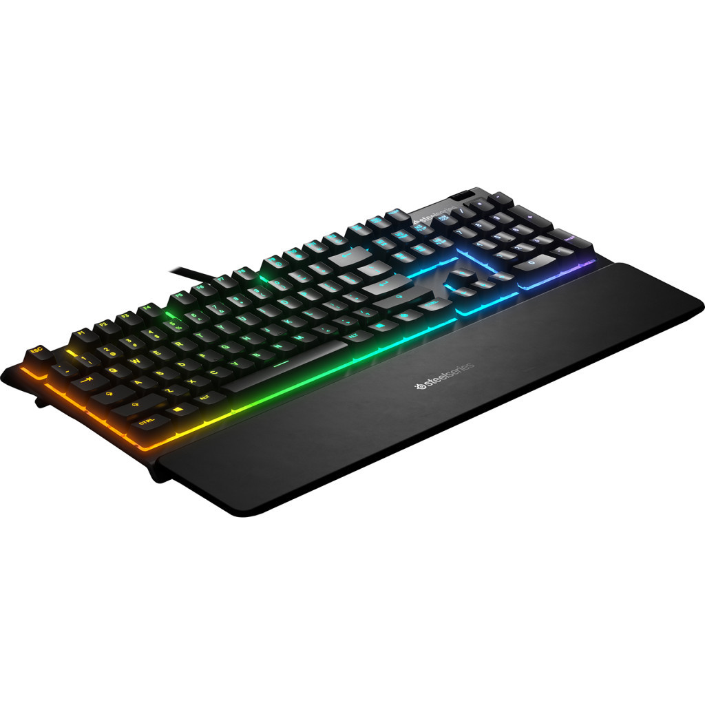 Клавіатура SteelSeries Apex 3 USB UA Black (64795) - зображення 4
