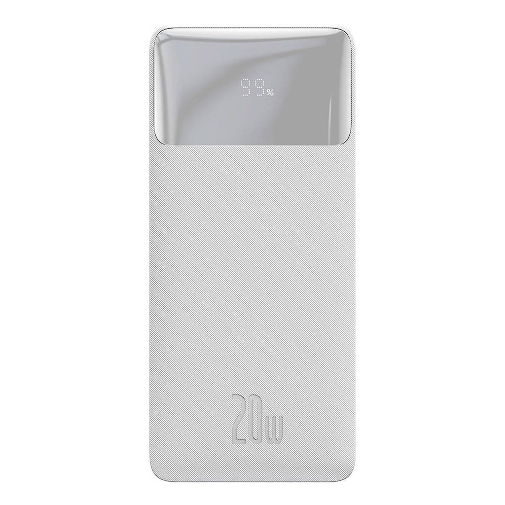 Батарея універсальна Baseus Bipow Overseas 30000mAh 20W, White (PPBD050402) - зображення 1