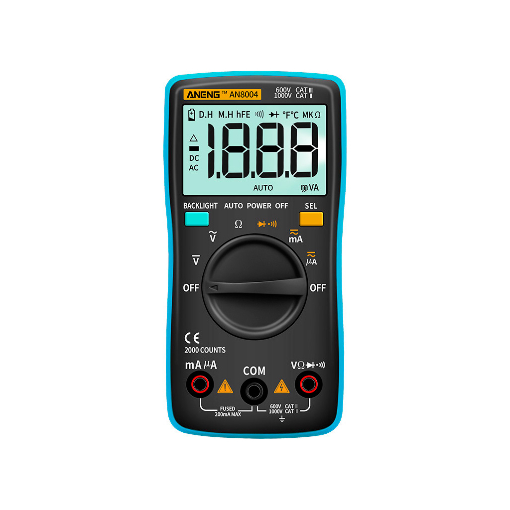 Цифровий мультиметр ANENG AN8004, V, A, R (AN8004) - зображення 1