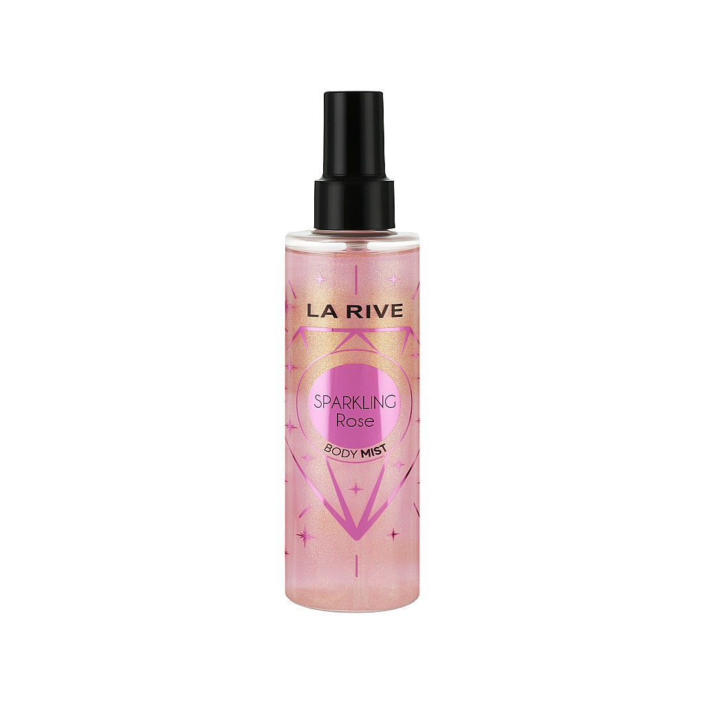 Спрей для тіла La Rive Sparkling Rose Парфумований з блискітками 200 мл (5903719640749) - изображение 1