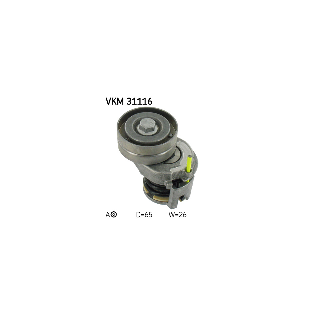 Ролик натягувача ременя SKF VKM 31116 - зображення 1
