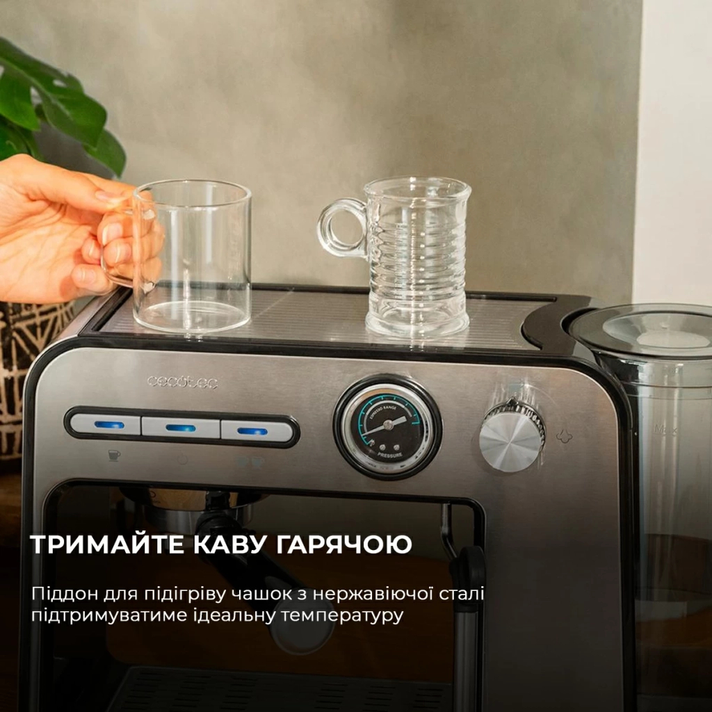 Ріжкова кавоварка еспресо Cecotec CCTC-01983 - зображення 9