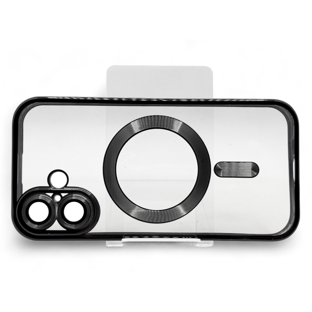 Чохол до мобільного телефона BeCover TPU Chrome Case (MagSafe) для Apple iPhone 16 Black (712070) - зображення 4