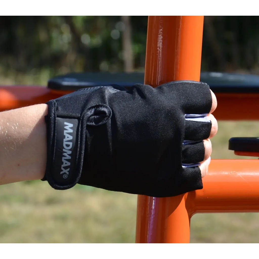 Рукавички для фітнесу MadMax MFG-251 Rainbow Grey XXL (MFG-251-GREY_XXL) - изображение 9