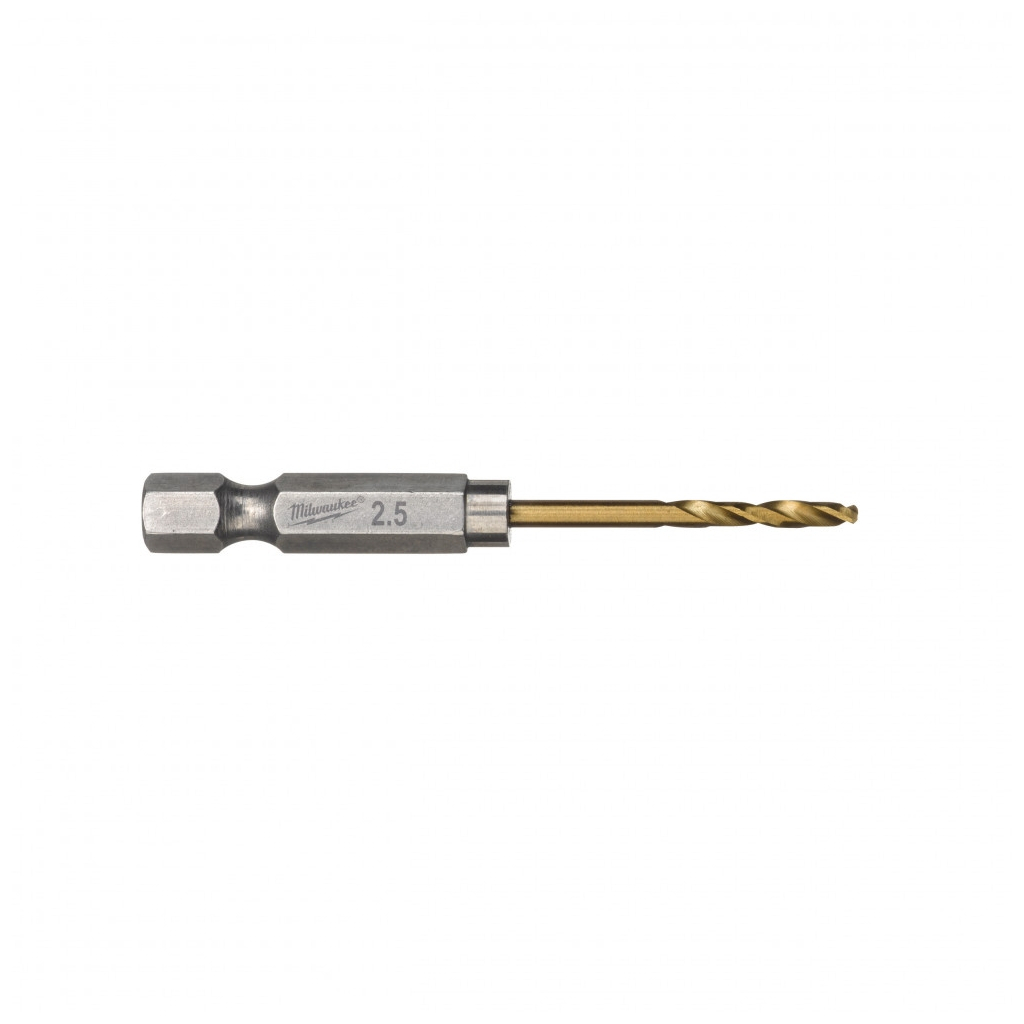 Свердло Milwaukee по металу RedHEX HSS-G TiN, 2,5 мм (2шт) (48894704) - зображення 2