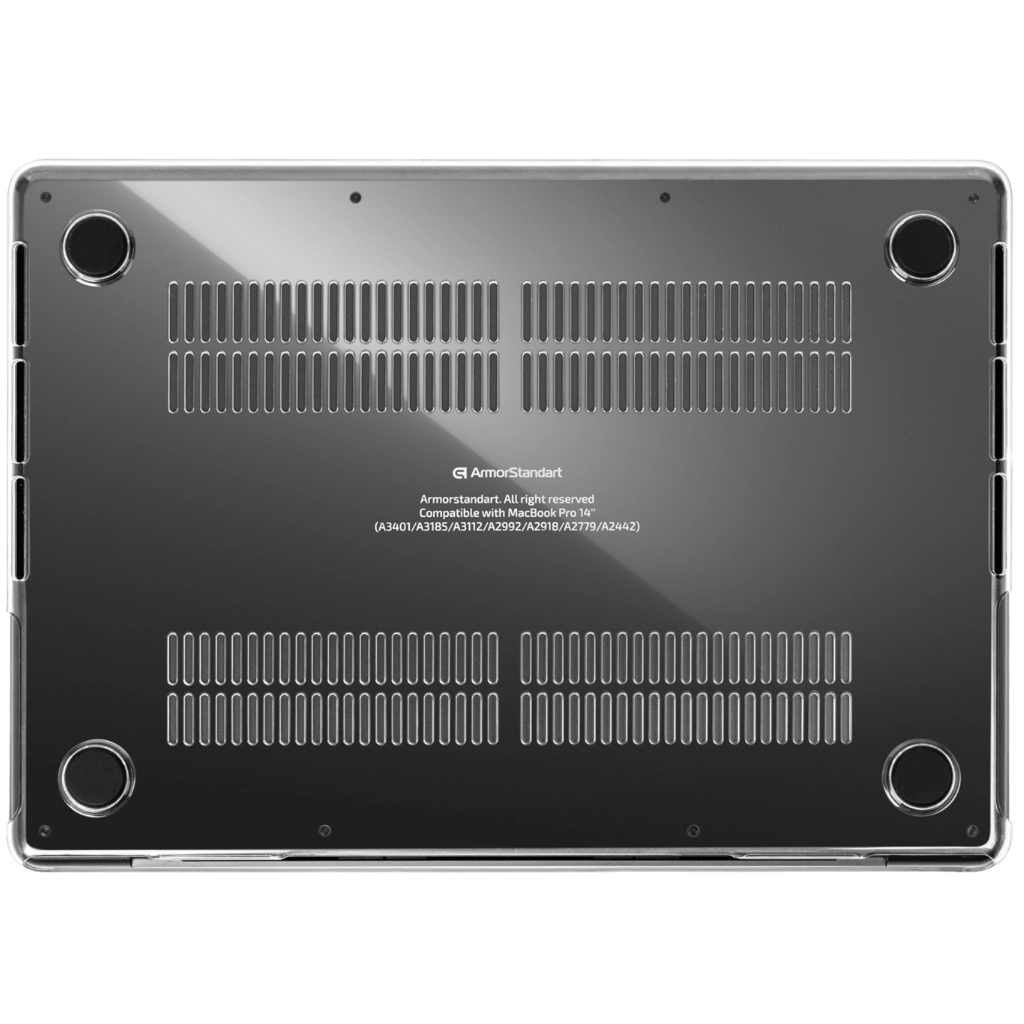 Чохол до ноутбука Armorstandart 16" MacBook Pro M4/M3/M2/M1 A3403/A3186/A2991/A2780 Crystal (ARM79448) - изображение 2