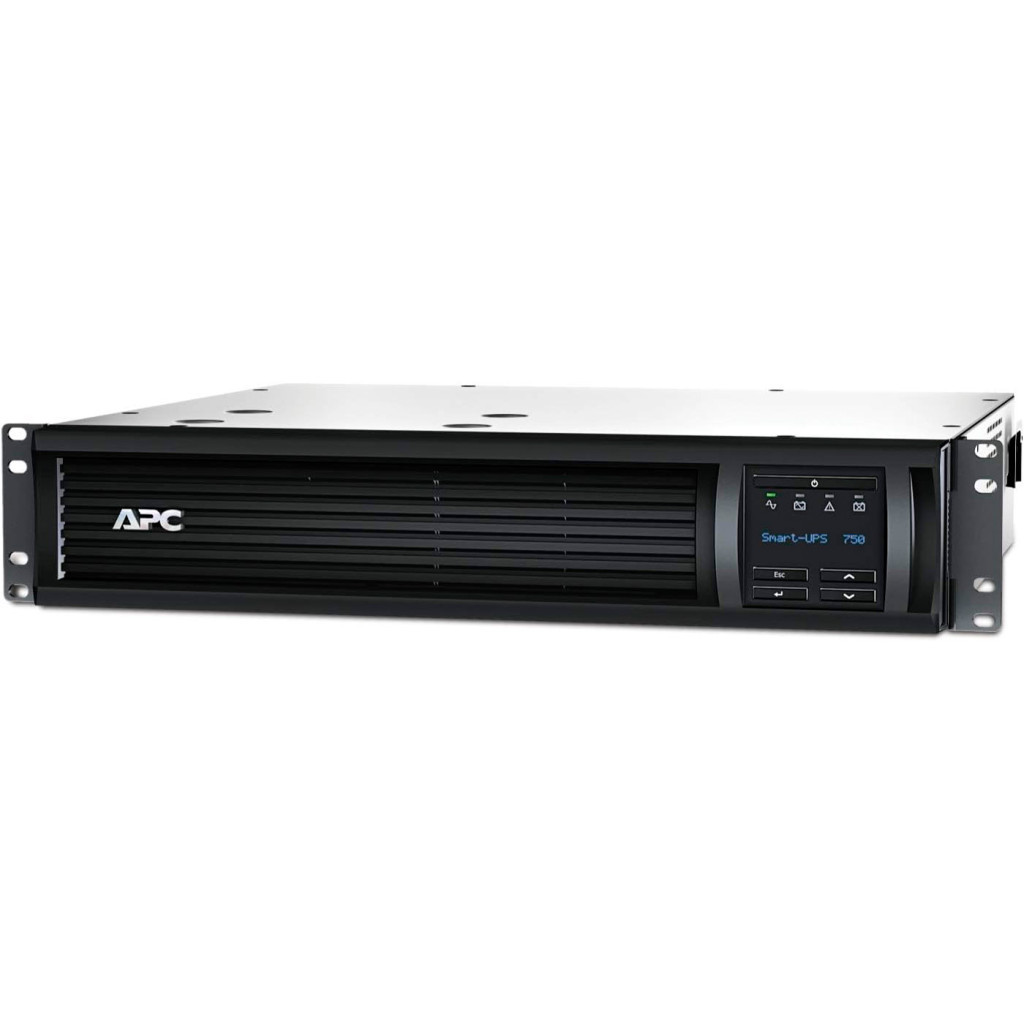 Пристрій безперебійного живлення APC Smart-UPS RM 750VA 2U LCD with SmartConnect (SMT750RMI2UC) - зображення 1