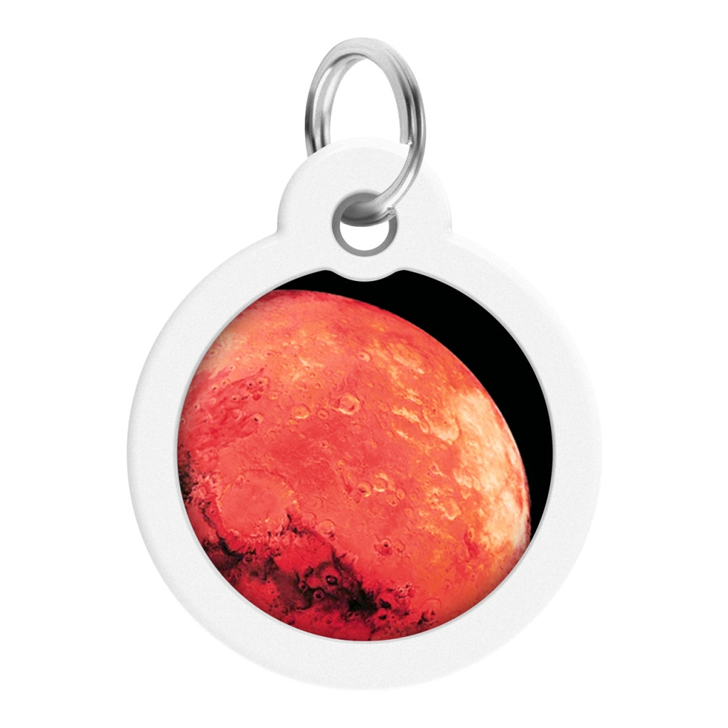 Адресник для тварин WAUDOG Smart ID з QR паспортом "Марс", коло 25 мм (225-4031) - зображення 2