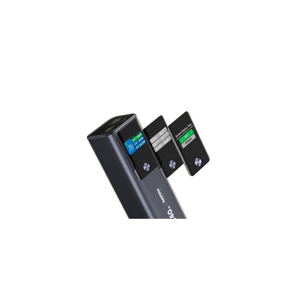 Батарея універсальна Remax 25200mAh, PD/140W, QC/22.5W, Blue (RPP-662) - зображення 5